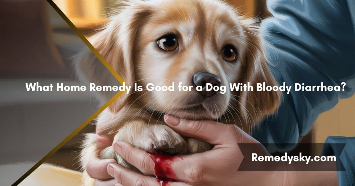 What Home Remedy Is Good for a Dog With Bloody Diarrhea?
