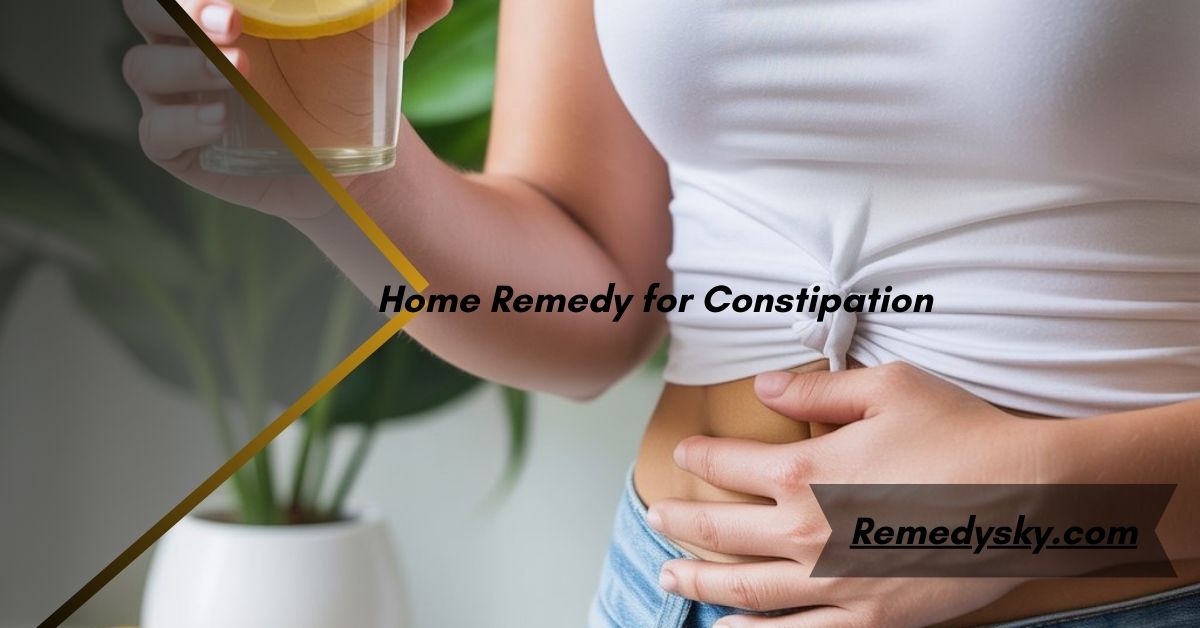 Home Remedy for Constipation