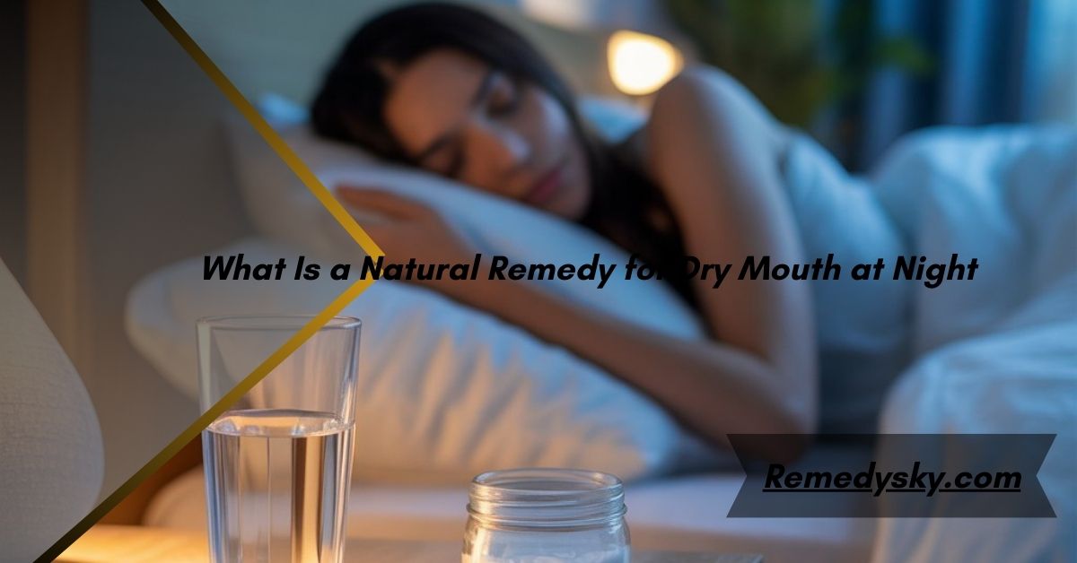 What Is a Natural Remedy for Dry Mouth at Night